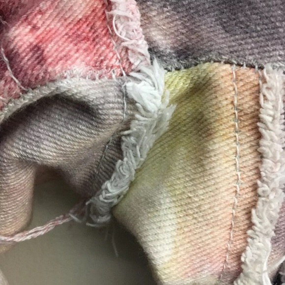 Jaded London Boyfriend fit New York CITY Liberty Patchwork fringe jeans SIZE W28 - Picture 11 of 11